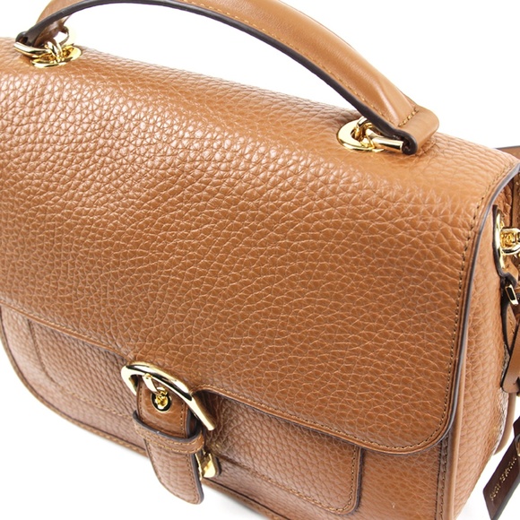 MICHAEL KORS Luggage Leather Cooper Lrg Messenger 5212 - Picture 5 of 10